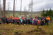 Rund 70 Helferinnen und Helfer beteiligten sich an der Pflanzaktion