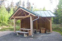 Holzpavillon des Scheßlitzer Schulwaldes